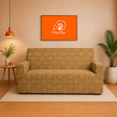 Royal Jacquard Sofa Cover Set (2+2+1) – 5-Seater Couch Protector