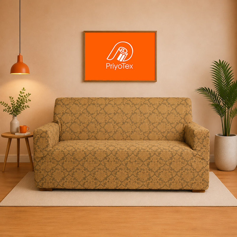Royal Jacquard Sofa Cover Set Couch Protector