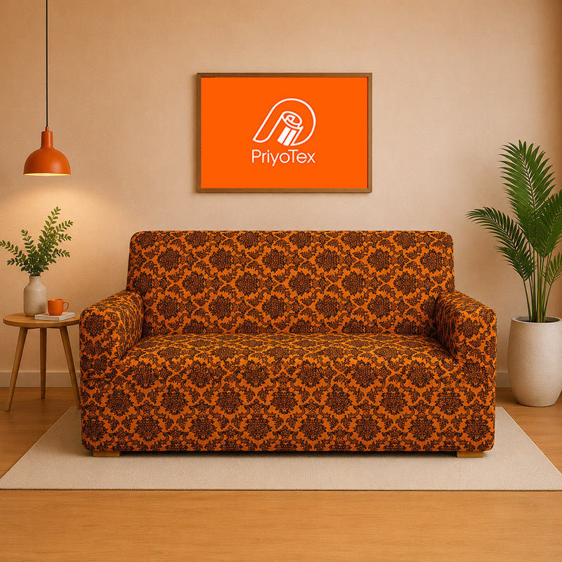 Premium Royal Fabric Jacquard Sofa Cover Set