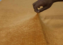 Golden Color Honeycomb Sofa Cover
