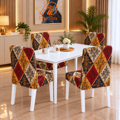 Traditional Royal Color Printed China Chair Cover