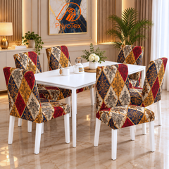 Traditional Royal Color Printed China Chair Cover