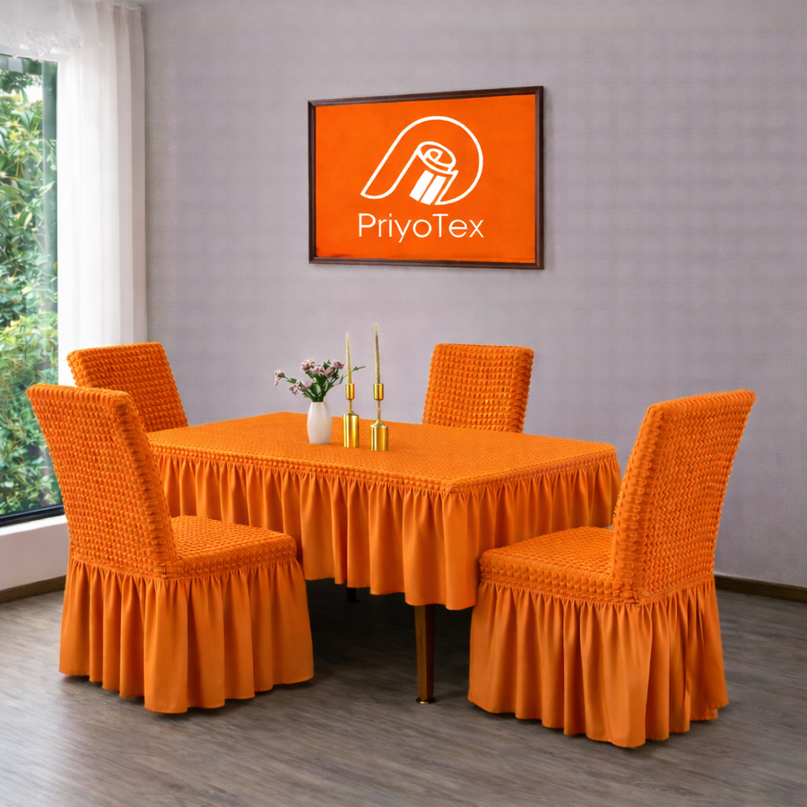 Turkey Style Chair Cover Set Orange Color