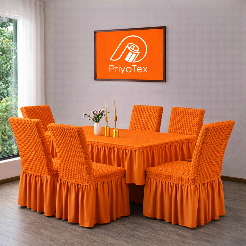 Turkey Style Chair Cover Set Orange Color