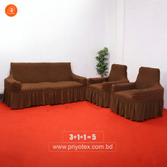 Turkey Sofa Cover Coffee Color