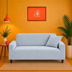 Honeycomb Sofa Cover Ash Color