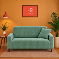 Olive Color Honeycomb Sofa Cover