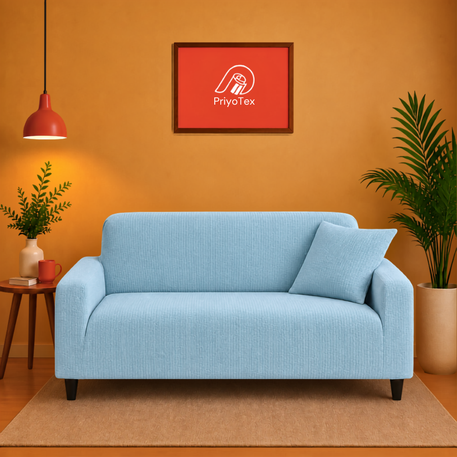 Honeycomb Sofa Cover Pastel Color Honeycomb
