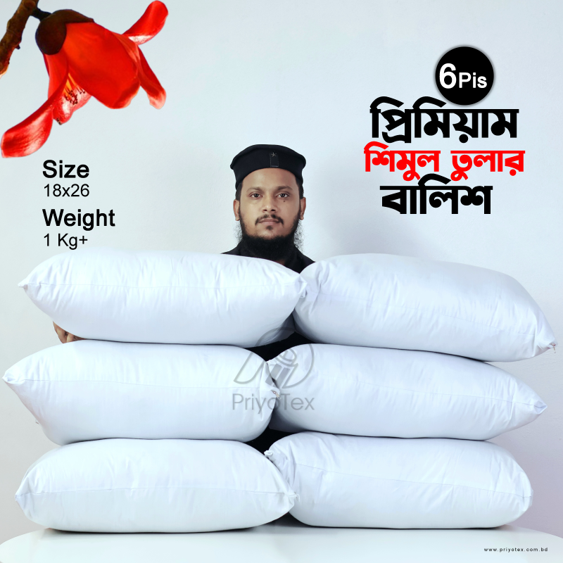 Shimul Tular Balish Price (6 Piece)